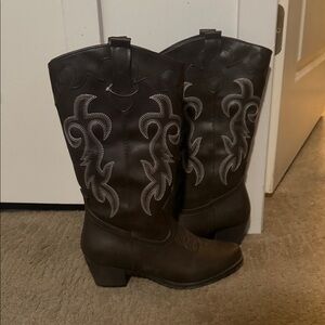 Brown Western Cowboy Boots